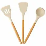 Carote Silicone Spatula Set for Kitchen , Kitchen Tools Set of 3
