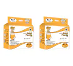 BON BON Premium Extra Large Adult Diapers Pant Style (XL- 40-61 INCH) Pull Up Diapers XL 20 PCS With Soft Ultra Leak Guard and Anti-Bacterial Absorbent Core (XL Pack of 2)