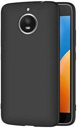 Shagya Motorola Moto E4 Plus Black Silicone Back Cover Case
