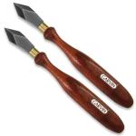 GARVIN Tools Marking Knife Woodworking Marking Knife Thin Blade Dual Double Bevel Striking Knife Hardened Mn-V Steel Heat Treated Striking Marking Knife - Set of 2Pc