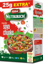 Ashok Soya Chunks High Protein and Pure Vegetarian 225g Pack of 2