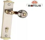 Bonus Comfy Mortise Both Side Key Cylinder Lock Set 65 MM (Silver Gold)