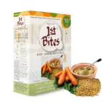 Pristine 1st BITES Baby Cereal 300g | (10-24 Months), 100% Organic Wheat, Spinach & Carrot Powder