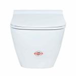 PARRYWARE VERVE AM Range Rimless Wall Mount WATER CLOSET / TOILET BOWL (White) | 360x560x350 mm, UF Slim Seat Cover | Western Toilet/Water Closet(EWC) For Bathroom | C022G1C