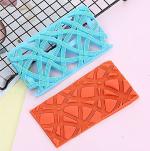 Jubilant 5 pcs Embosser Fondant Impression Mat Set, Cake Baking Sugarcraft Decorating Mold for Chocolate Cupcake Wedding Cake Decoration