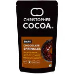 Christopher Cocoa Dark Chocolate Sprinkles 1Kg (Snack, Topping Ice Cream, Cakes, Baking)