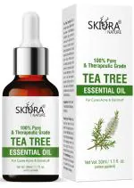 Skiura Pure Tea Tree Oil For Reduce Acne Pimple, & Anti Dandruff, Anti Hair Fall and Hair Growth-30 ML