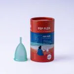 PEP PLUS Samll Menstrual Cup with Cotton Pouch and Wash - Reusable, Comfortable and Eco-Friendly Period Solution