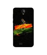 Casotec Indian Flag Design Printed Silicon Soft TPU Back Case Cover for Swipe Konnect Plus