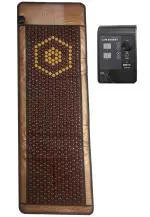 Carefit Original Professional Far Infrared Back Pain Relief Heating Mat Heat & Energy Therapy Pad 700 Stones Tourmaline Mattress, 6 x 2 ft.