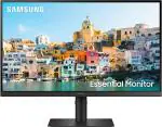 Samsung 24-inch (60.46cm) FHD Monitor, IPS, USB Type-C, HAS, Pivot, 75 Hz, Bezel Less Design, AMD FreeSync, Flicker Free, HDMI, Energy Saving (LS24A400UJWXXL, Black)