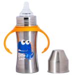 Adore Magnus! Premium Wideneck Stainless Steel Feeding Bottle with anti-colic teat and Handle 250ml