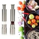 STEXU Pepper Grinder | Masala Grinder | Kali Mirchi Grinder | Pepper Mill | Spice Mill | Manual Stainless Steel Grinder | Thumb Push Spice Mill | Salt And Pepper Grinder | Crusher Grinder Dispenser | Muller Stick Crusher | Mustard Seed Grinder