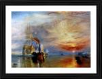 DECOR ADVENTURES The Fighting Temeraire (1839) by JMW Turner Wall Painting 14 x 18 inch