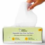 SuperBottoms Disposable Easy Clean Top Sheets, Diaper Liner, Toxin-Free, Unscented, Biodegradable
