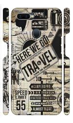 YAPZONE | Designer Back Case Cover for Oppo F1s | Here We Go Travel |