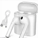 Shakuntala Creation i7s TWS in Ear Earbuds, Wireless Bluetooth Gaming Headset, Microphone Mirror Screen Mini LED Display, Wedding Gift, Touch Control Headphones, Excellent Sound Ensure Fast & Stable Connection (white) (Pack of 1)