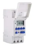 Walnut Innovations Electronic Digital Timer, 24x7 Days Programmable Time Switch with LCD, 5Pin(Color White, Plastic Body)
