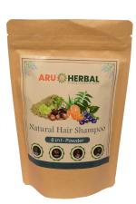 Aru Herbal Natural Amla Reetha Shikakai Neem Aloe Vera Brahmi Bhringraj Shankhpushpi Orange Peel Powder Shampoo for Hair | Hair Mask & Hair Pack | (8 in 1) - 175 Gram