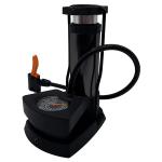 REZNOR Compact Portable High Pressure Mini Bicycle Foot Air Pump with Precision Barometer