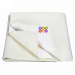 BeyBee Ivory Waterproof Baby Bed Protector 50 cm x 70 cm