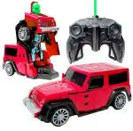 SUPER TOY Remote Control Transform Robot Car Toy for Kids Boys - Multicolor