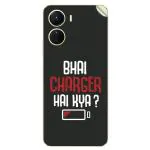 GADGETSWRAP Printed Vinyl Skin Sticker for Vivo Y16 - charger-hai-kya