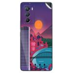 GADGETSWRAP Printed Vinyl Skin Sticker for Vivo iQoo 9 SE (5G) - Minimalism City Z9