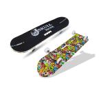 Jaspo Black Skull Rider Fiber Skateboard 31 X 8 inch
