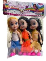Gift Baba pack of 3 beautiful girl dolls