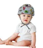 Pseudo Cushioned Safety Helmet , 6 Months to 3 Years, protects the baby from harsh bumps on the forehead, side of the head and back of the head ( Package -1 Baby Safety Helmet).
