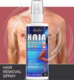 LEETEE Hair Removal Spray for Men Painless Full Body Hair Removal Spray for Chest, Back, Legs, Under Arms & Intimate Area Easy To Use Quick Result Hair Remover Spray - 100ml
