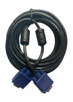 Upix Male to Male VGA Cable 4.5 Meters (15 Feet) - Supports PC, Monitor, TV, LCD/LED, Plasma, Projector, TFT
