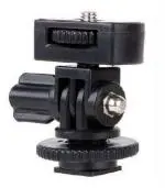 VTS Universal Adjustable Cold Hot Shoe Mount Adapter with 1/4