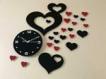mysticoal Acrylic Love Wall Clock