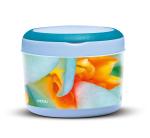 MILTON Big Bite Insulated Inner Stainless Steel Tiffin Box with Additional Plate and handle, 900 ml, Dark Blue| BPA Free | Food Grade | Easy to Carry | Easy to Clean