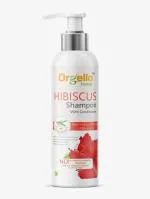 Orgello Hibiscus Shampoo For Hair Growth Anti Dandruff Shampoo Anti Hair Fall Shampoo Shampoo For Men Girls Boys Amla Bhringraj Shampoo Paraben Free Sulphate Free| 200 ml Pack of 1