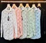 PUNJAB HANDLOOM Primetwist Men Pink Printed Cotton Lycra Shirt (M)