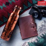 Classic Essentials Leak Proof Multi-Utility Lacquered Coated Rx Wellness Copper Water Bottle (900 ml)