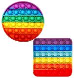 Kiditos Multicolor Silicone Push Bubble Pop It Fidget Toy