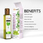GO WOO 100% Pure brahmi carrier oil for brain 100 ML