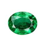 Feel Touch Mart Gemstone Green Emerald 6 Carat Stone Natural Panna Rashi Ratan Earth Mine Beautiful Unheated & Untreated Oval Shape Loose Stone for Ring & Pendant by