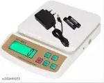 JMWDO Digital 10kg x 1g Kitchen Scale Balance Multi-Purpose Weight Measuring Machine with Adapter(Charger) Weighing Scale (SF_400A)
