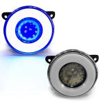 Kingsway Universal Car Fog Lights/Lamps to Fit in Car Models like KWID, SX4, Alto K10, WagonR, Ertiga, Baleno, Celerio, Dzire, Nexon, Brezza etc, 12V DC, Yellow, Set of 2 Piece (Left/Right) - FL08