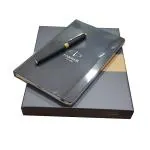 PARKER ASTER MATTE BLACK GT ROLLERBALL PEN WITH LARGE NOTEBOOK
