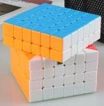 Kiditos Multicolor MoYu Meilong Cubing Classroom Professional 6X6 Cube Stickerless Speed Cube Magic Cube Puzzle