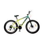 CAYA Split 29 Cycle with Disc Brake & Suspension Gear Bike (Teal/Floro Green) I Ideal for: Adult 14+Yrs I Frame Size: 18.5