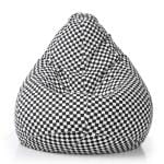 Style Homez Classic Cotton Canvas Checkered Printed Bean Bag XXL Size with Fillers