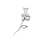 SIMPLY INKED Rose And Crown Temporary Tattoo, Designer Tattoo for all (Rose & Crown Tattoo)