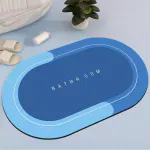 SHALVI Anti Slip Quick Drying Bathroom Mat 58*38 cm Door Mat for Home Bathroom Kitchen Quick Drying Bathroom floor Mats Anti Slip Big Size